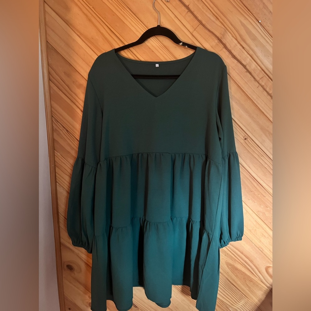 Hunter green Amazon dress